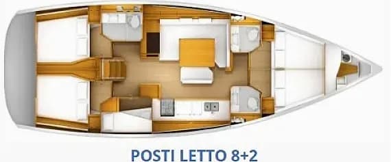 Sun Odyssey 509 in Talamone Port - Photo 2