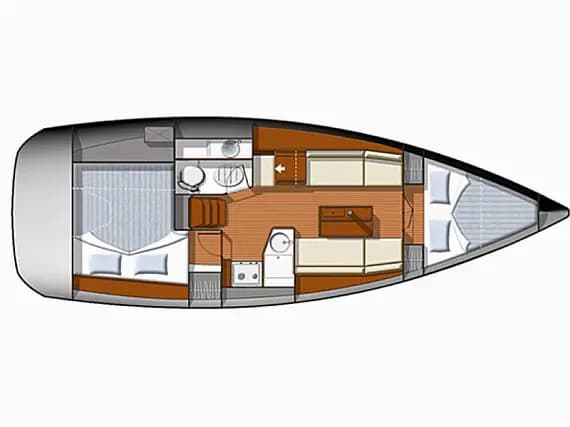Sun Odyssey 33i in Corfu / Gouvia / D-Marin Marina Gouvia - Photo 2