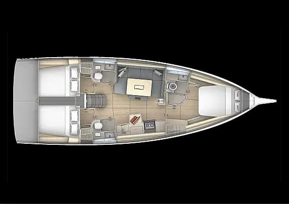 Dufour 41 Grand Large in Sicily / Furnari / Marina Portorosa - Photo 2