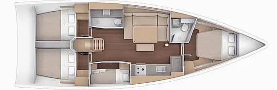 Dufour 430 in Marmaris Yacht Marina - Photo 2