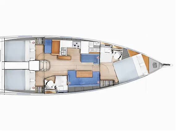 Sun Odyssey 410 in Procida / Marina di Procida - Photo 2
