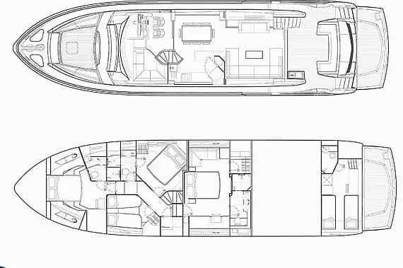 Sunseeker Manhattan 73 in Šibenik / D-Marin Marina Mandalina - Photo 2
