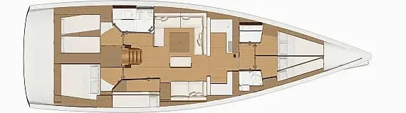 Dufour 520 Grand Large in Puntone / Marina di Scarlino - Photo 2