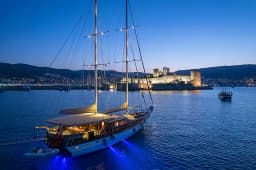 Gulet in Bodrum Marina thumbnail 22