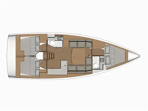 Dufour 390 Grand Large in Sardinia / Portisco / Marina di Portisco - Photo 2