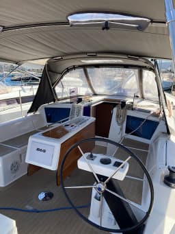 Dufour 390 Grand Large in Sardinia / Portisco / Marina di Portisco thumbnail 17