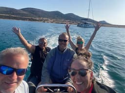 Lagoon 42 in Paros port thumbnail 13
