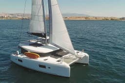 Lagoon 42 in Paros port thumbnail 6