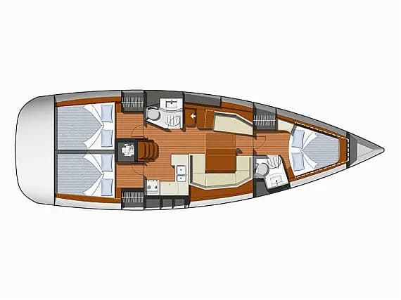 Sun Odyssey 42 i in Athens / Alimos Marina - Photo 2