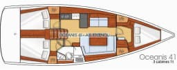 Oceanis 41 in Corfu / Gouvia / D-Marin Marina Gouvia thumbnail 17