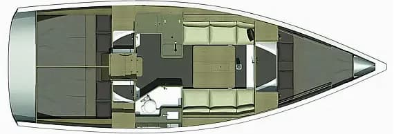 Dufour 350 Grand Large in Sukošan / D-Marin Dalmacija Marina - Photo 2