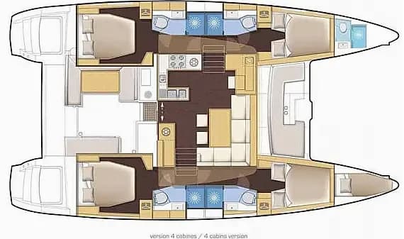 Lagoon 46 in Fethiye / Yacht Club Mai - Photo 2