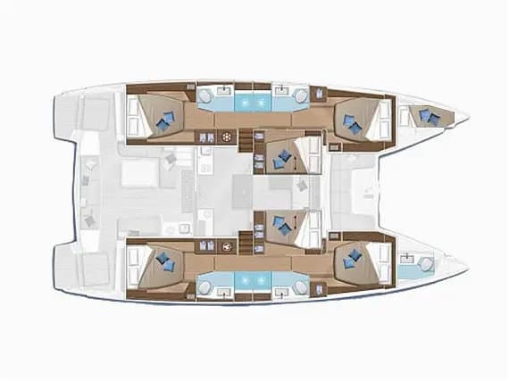 Lagoon 50 in Marmaris / Albatros Marina - Photo 2