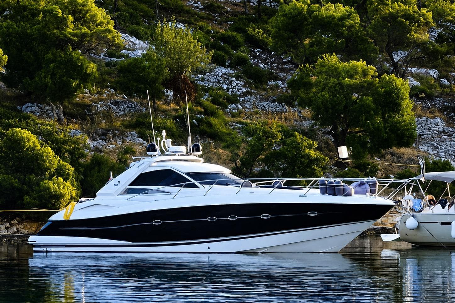 Sunseeker Portofino 53 in Paros port - Photo 1