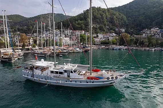 Gulet in Fethiye port - image 1