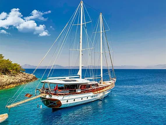 Gulet in Fethiye port - image 1