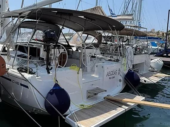 Bavaria C46 in Lavrion Main Port - Photo 1
